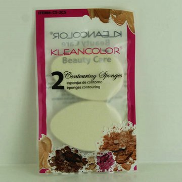 2 PCS Round Sponge Cosmetic Powder Puff Pad Set