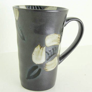 10.1 oz Ceramic Cup with Petals Design