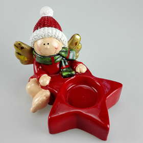 6.5inch Christmas candle holder
