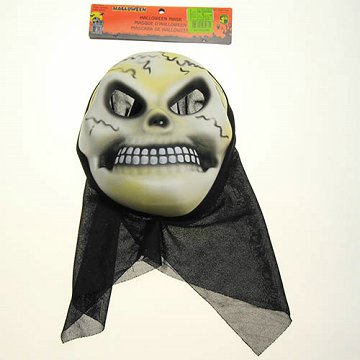 8.85 inch Halloween Mask Ghost Head Design
